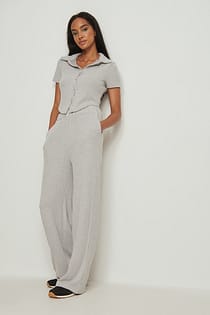 Recycelte gerippte Hosen