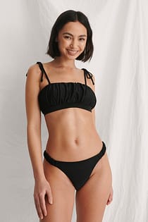 Ruffled Detail Recycled Bikini Panty