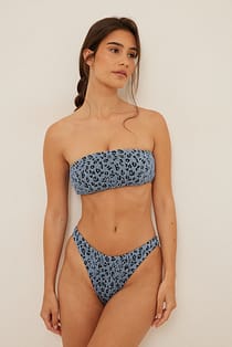 Structured Leo High Cut Bikini Panty