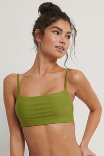 Thin Strap Seamless Cover Bikini Top