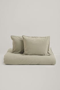 Washed Organic Cotton Bedding Set Double