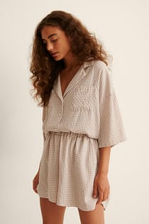 Wide Elastic Lounge Shorts