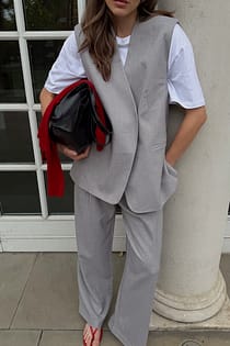 Oversized Longline Vest