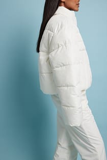 Quilted Detail Padded Jacket