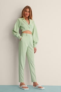 Straight Suit Pants