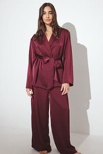 Satijnen pyjamabroek