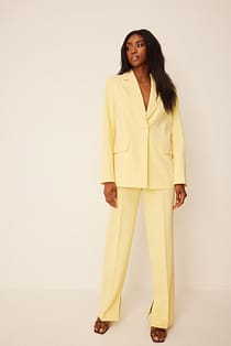 Slit Detailed Suit Trousers