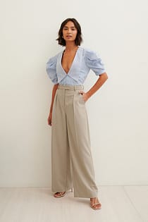 Straight Suit Pants
