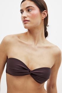 Twisted Bandeau Bikini Top
