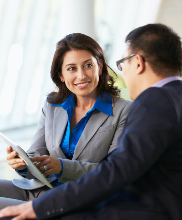 Another stock photo of business people doing even more business things