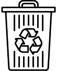 Waste management icon