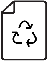 Recycled paper icon
