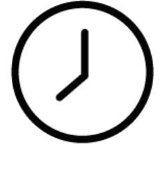Decent working hours icon