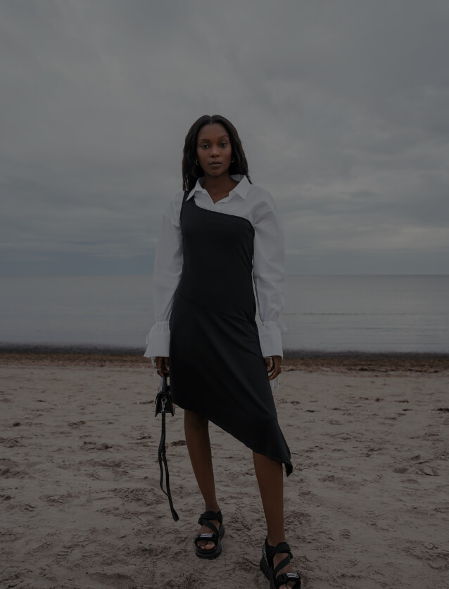 Woman by the sea