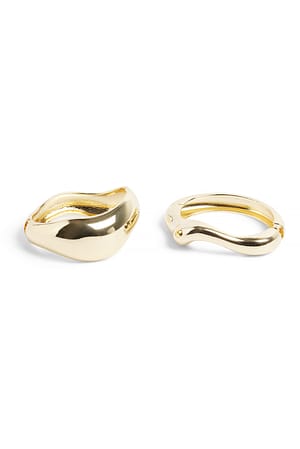 Gold 2-Pack Bangle Bracelet