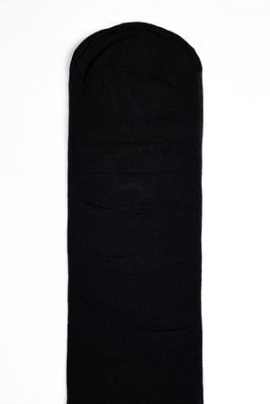 Black Gennemsigtige tights i 20 denier