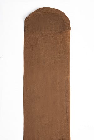 Beige Gennemsigtige tights i 20 denier