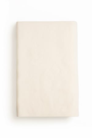 White Wool Knitted Scarf