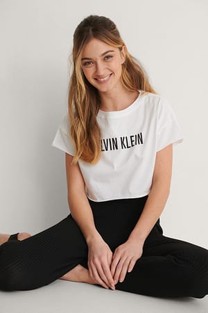 PVH White Cropped Top