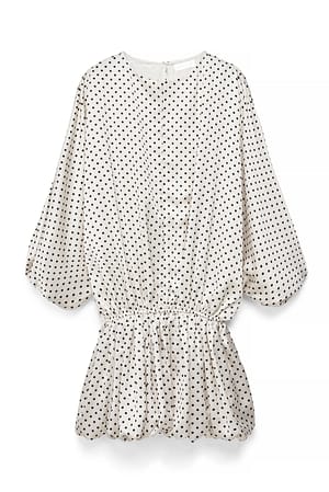 All Over Print weites Chiffon-Minikleid
