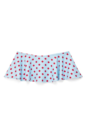 Dots Bomullshoftebelte med knytedetaljer