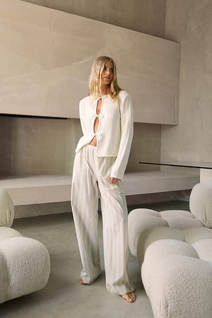 Off White Stripe Bukser i bomuld med striber