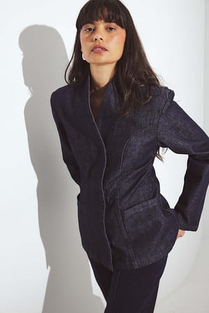 Rinse Wash Blazer i denim