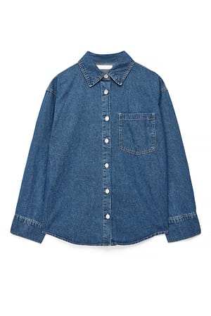 Mid Blue Denimskjorte