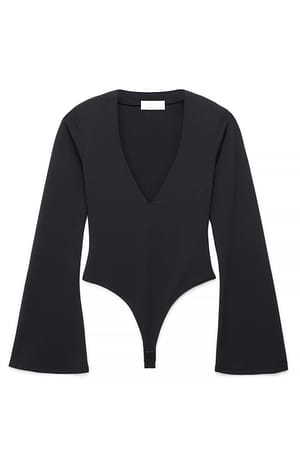 Black Body de manga larga con doblez