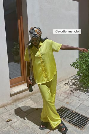 Yellow Broek met rechte pijpen