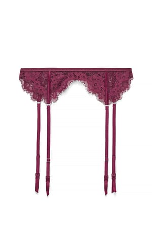 Wine Red Strapsmieder mit Spitze