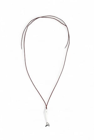 Brown Collar con detalle de pez