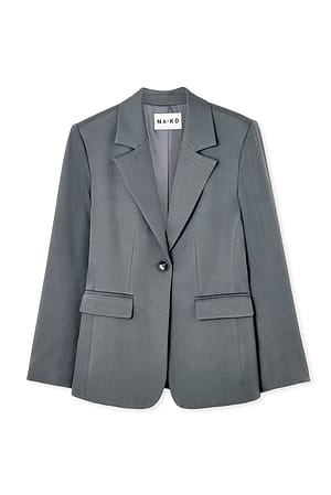 Grey Blazer ajusté