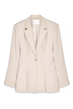 Sand Blazer mit taillierter Passform