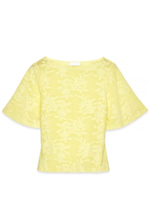Yellow Oberteil mit ausgestellten Ärmeln