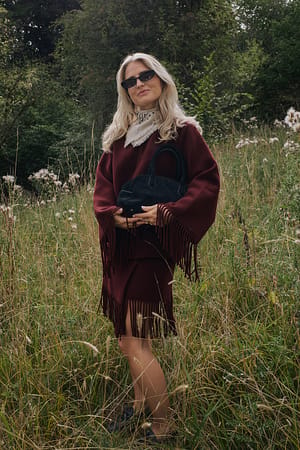 Wine Rok met franjedetail