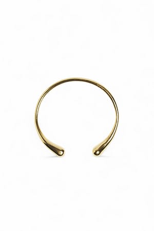 Gold Gold Plated Single Bangle Bracelet