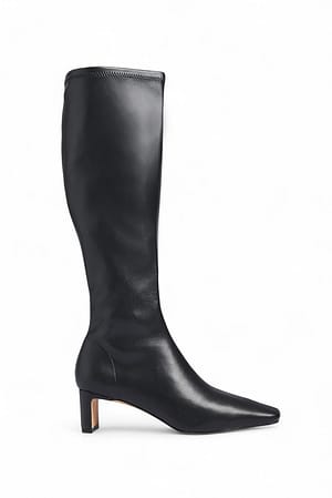 Black Botas de caña alta