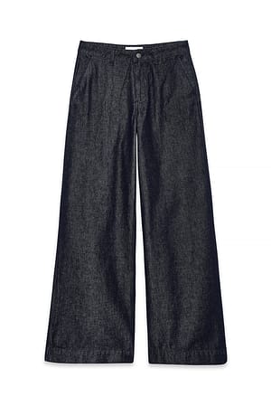 Rinse Wash taillierte Jeans mit hoher Taille