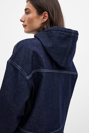 Rinse Wash Chaqueta vaquera con capucha