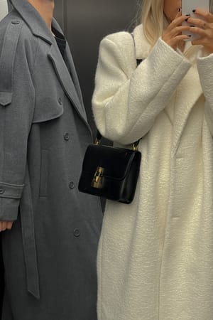 Winter White Fluffy Long Coat