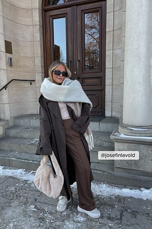 Brown Anzughose mit Nahtlinie