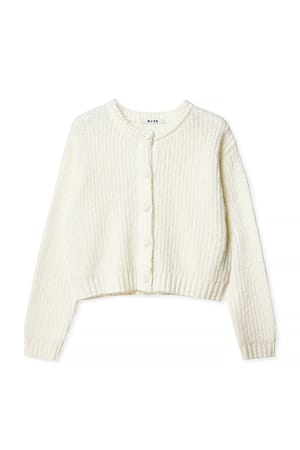 Offwhite Knitted Cardigan