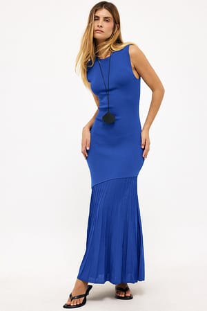 Cobalt Vestido combinado de punto sin mangas