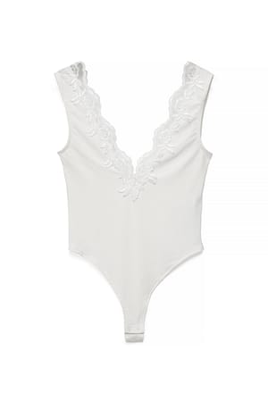 Cream Lace Insert Body
