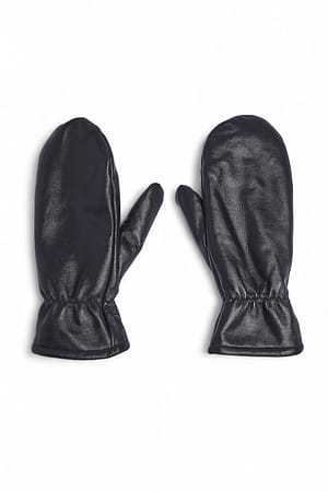 Black Ledermittens