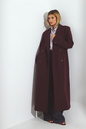 Plum Manteau long