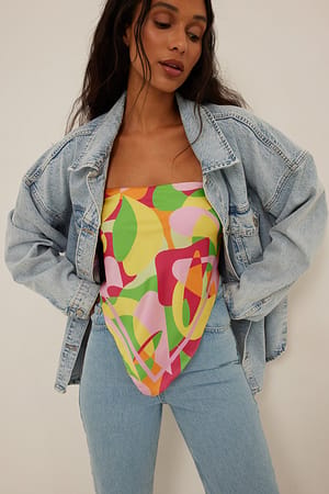 Geometric Bright Long Scarf