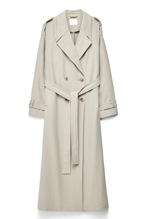 Beige Lang trenchcoat