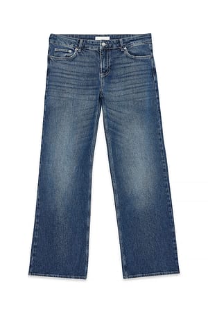 Dark Blue Low Waist Jeans